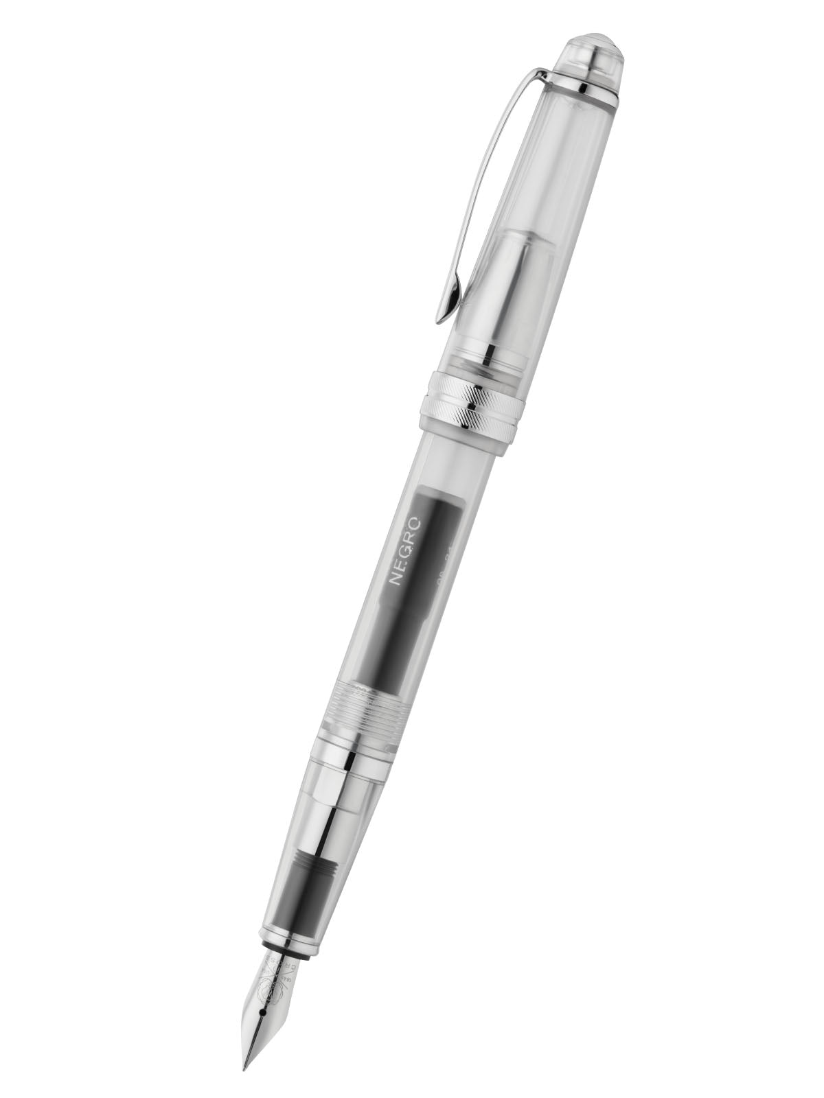 Bailey Lightโข Translucent Clear Resin Extra-Fine Nib Fountain Pen