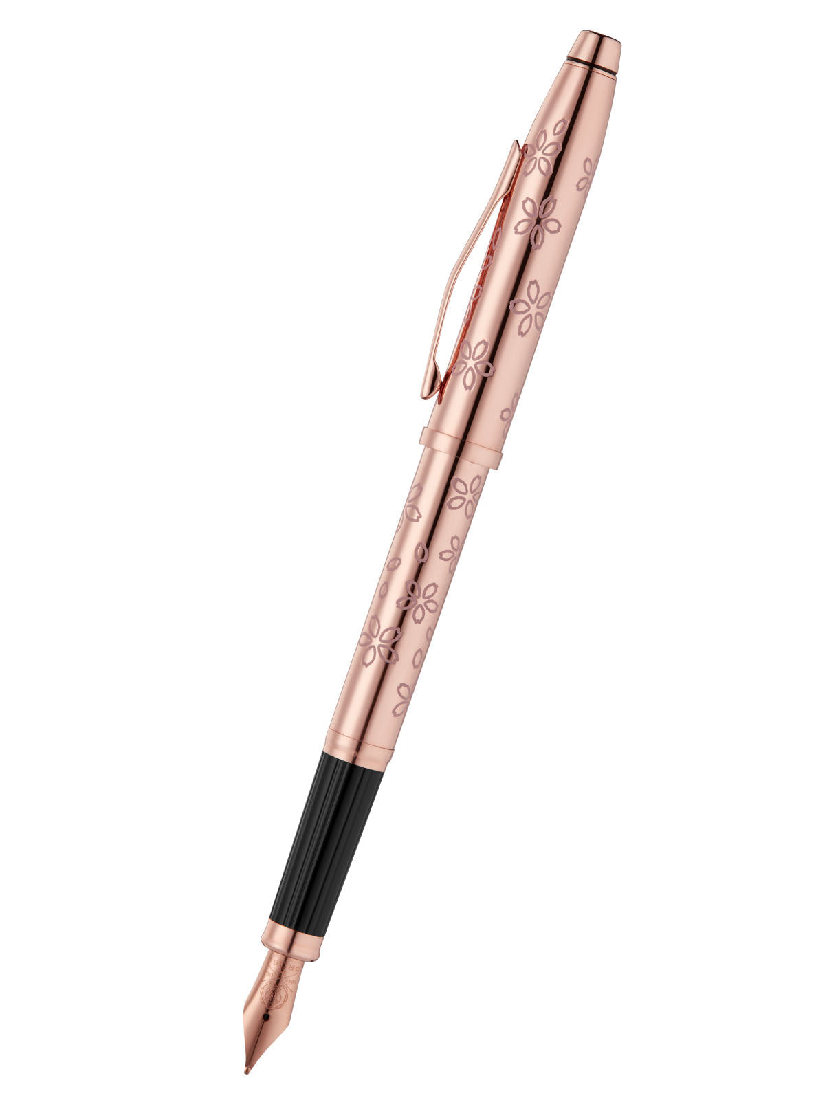 Centuryยฎ II Cherry Blossom Rose Gold Plated Medium Nib Fountain Pen