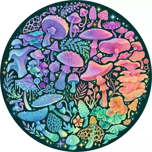 Ravensburger: Puzzle - Circle of Colors - Mushrooms