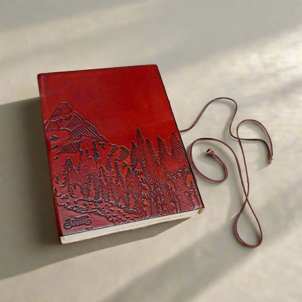 Henry David Thoreau Leather Journal - "I Went to the Woods to Live Deliberately"