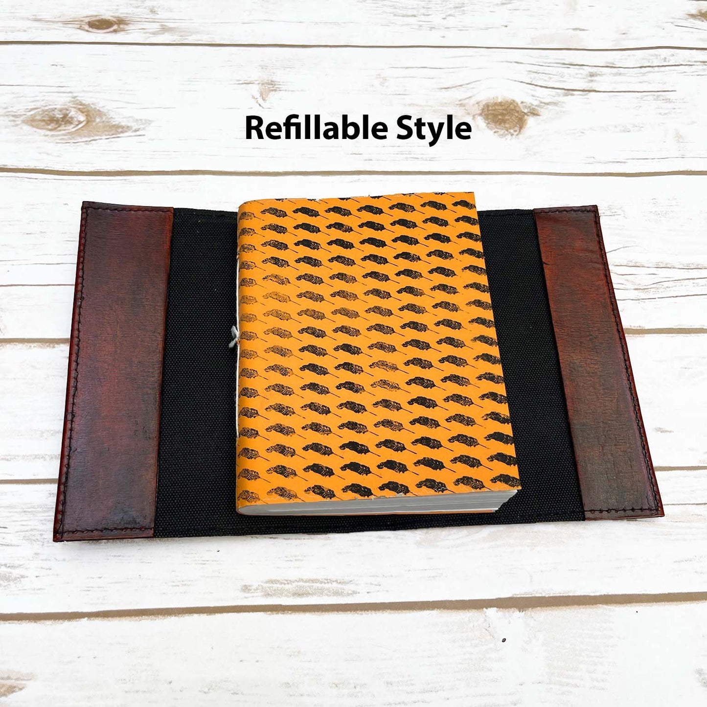 Trust the Wait Embossed Refillable Journal | Eco-Friendly & Inspirational
