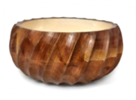 House of Avana Pink Mango Wood Gravy Bowl