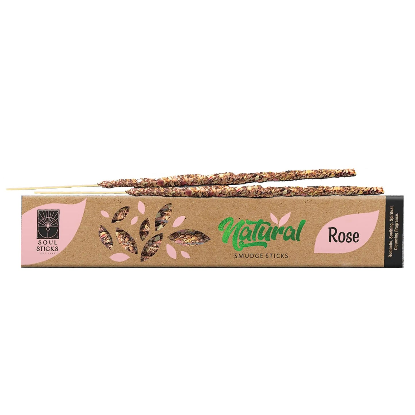 Natural Rose Incense Smudge Sticks