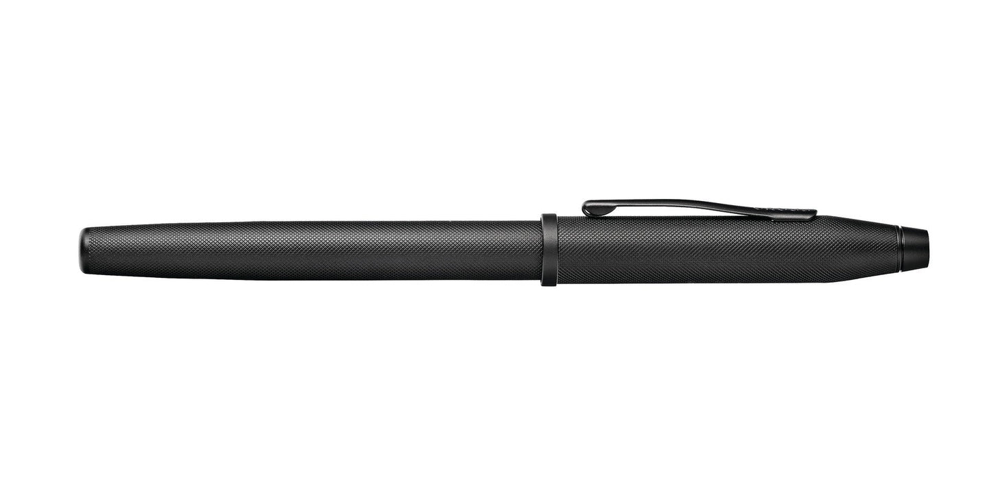 Centuryยฎ II Black PVD Micro-knurl Fine Nib Fountain Pen