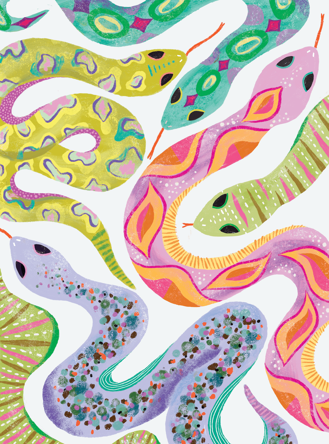 Slithering Snakes 1000 Piece Puzzle by Puzzlefolk