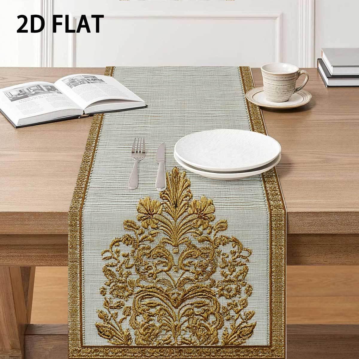 Tablecloth - Vintage Golden Floral