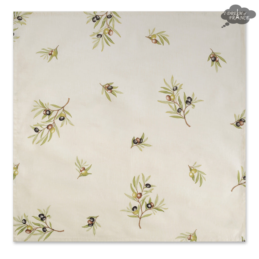 French Provencal napkin - Cotton - Clos des Oliviers cream | Label France