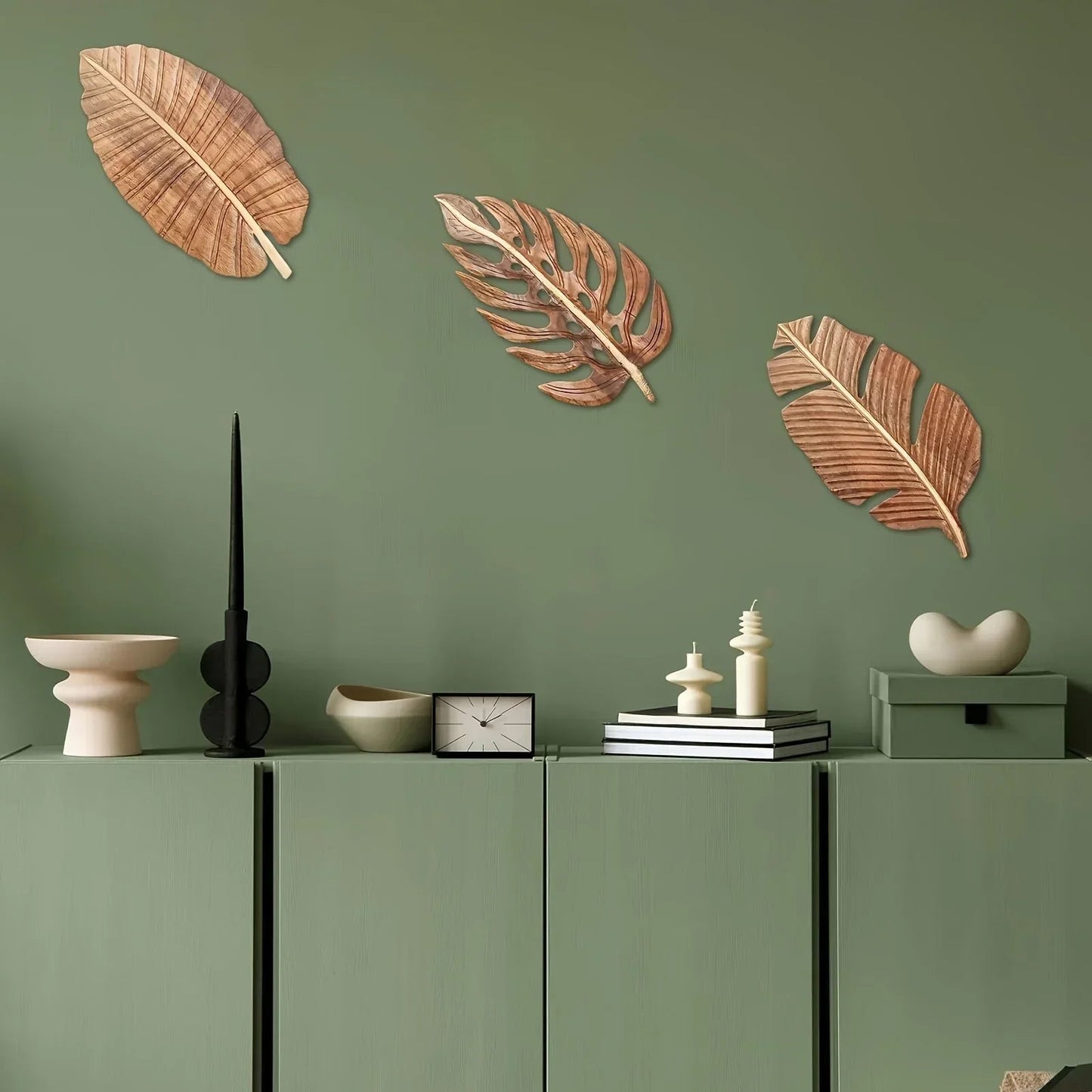 Wall Art - Rustic Mango Wood Leaf