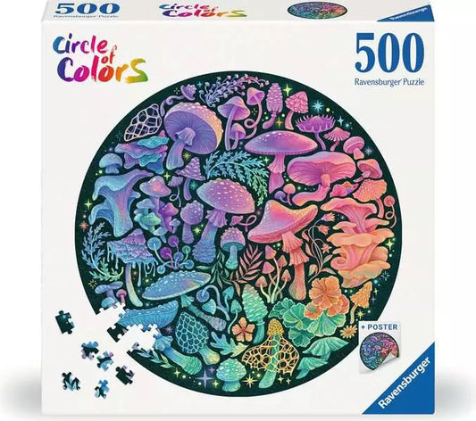 Ravensburger: Puzzle - Circle of Colors - Mushrooms