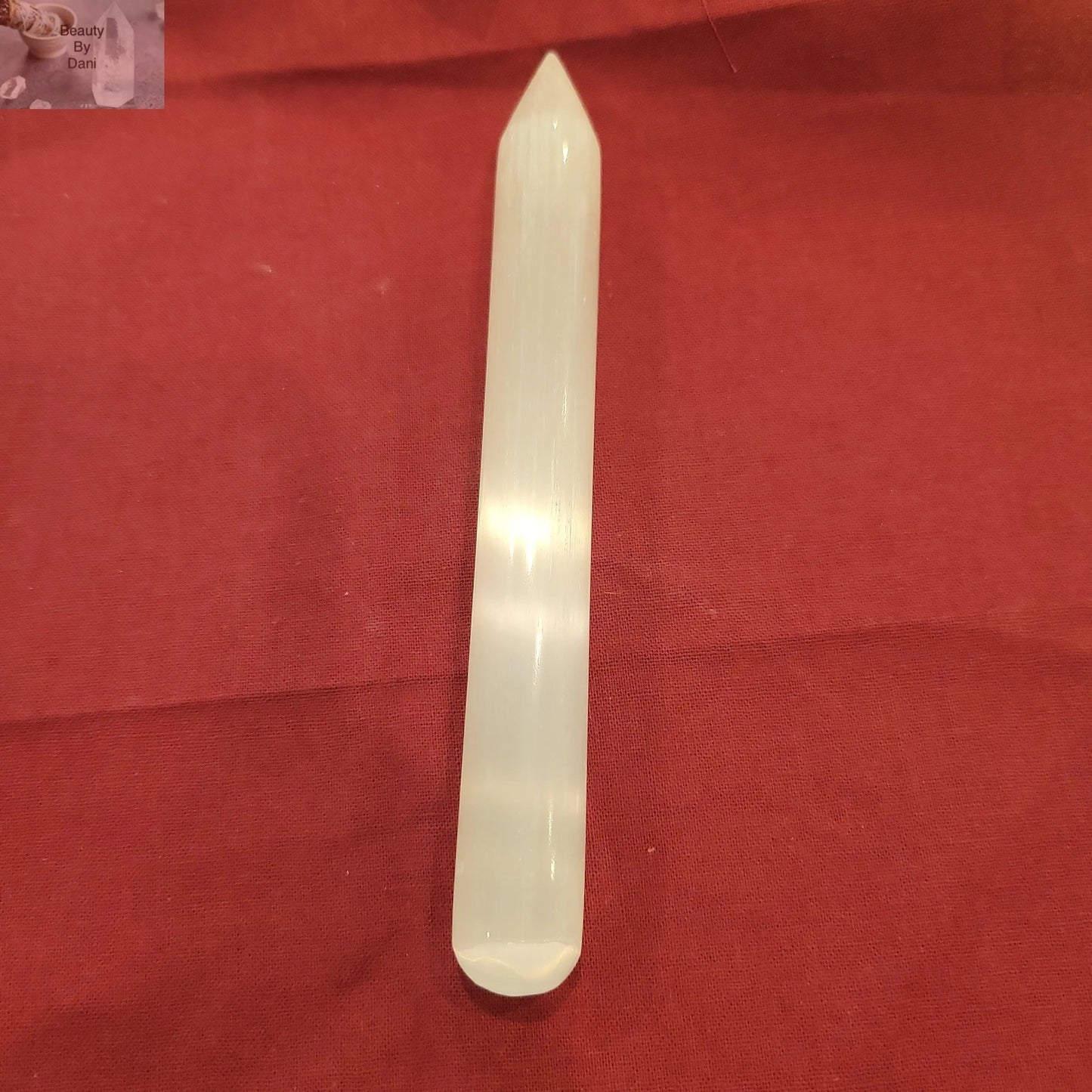 Labradorite and Selenite Crystal Wands