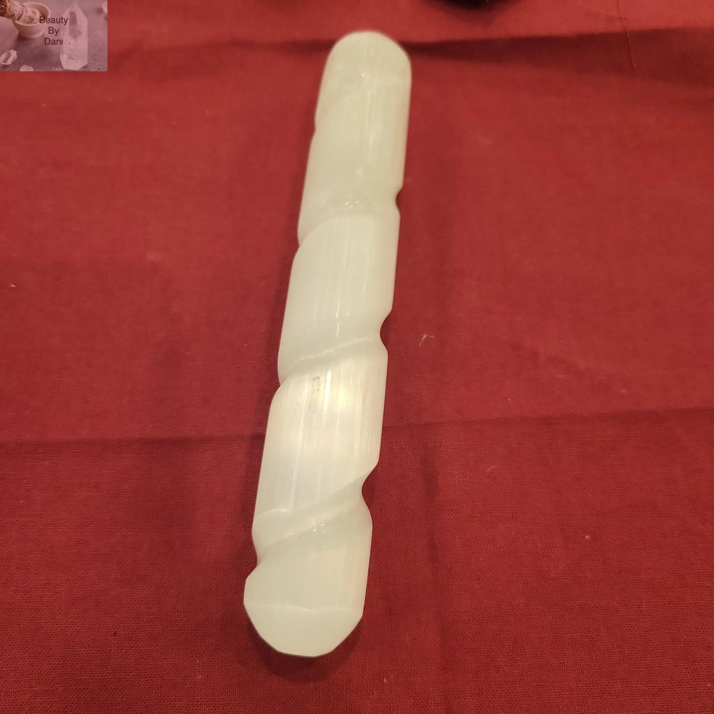 Labradorite and Selenite Crystal Wands