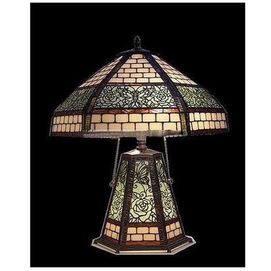 Tiffany Style Stained Glass Table Lamp