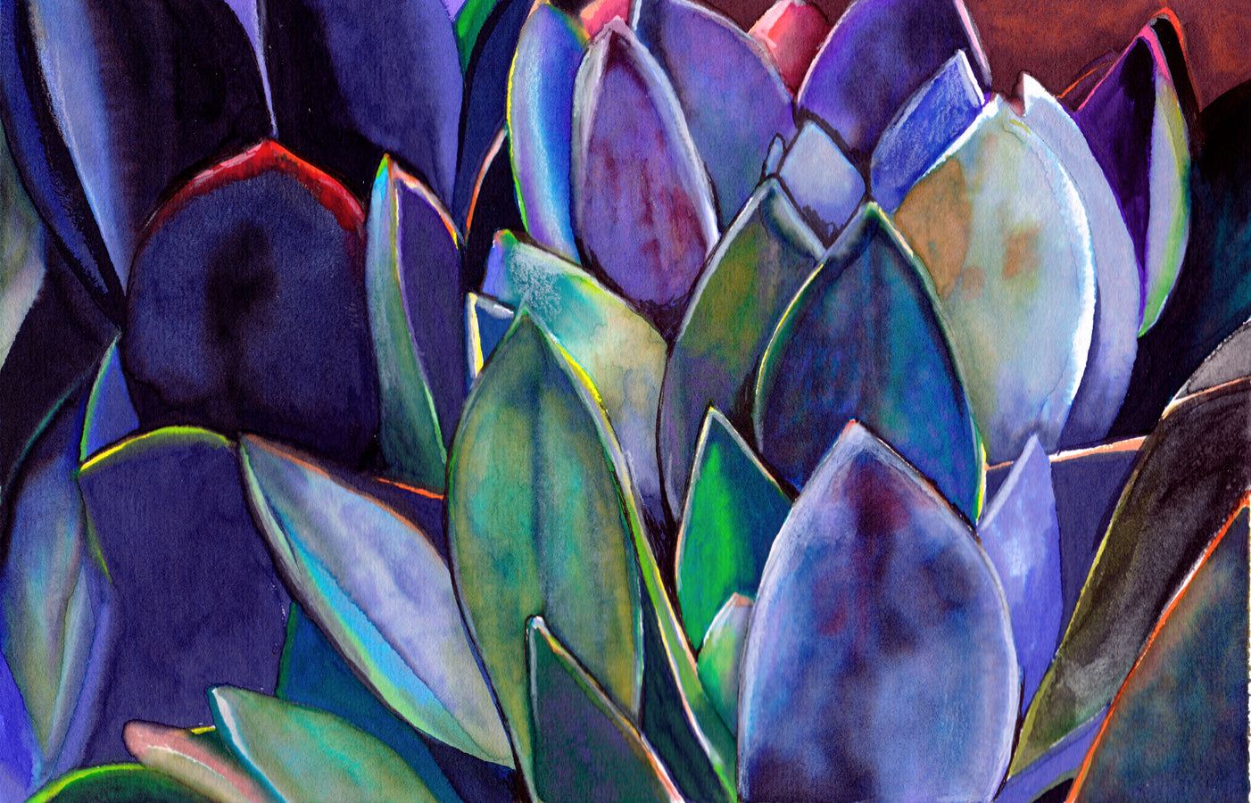 Agave Art Print – Desert Plant Illustration for Contemporary Interiors, Archival Quality, Ready to Hang