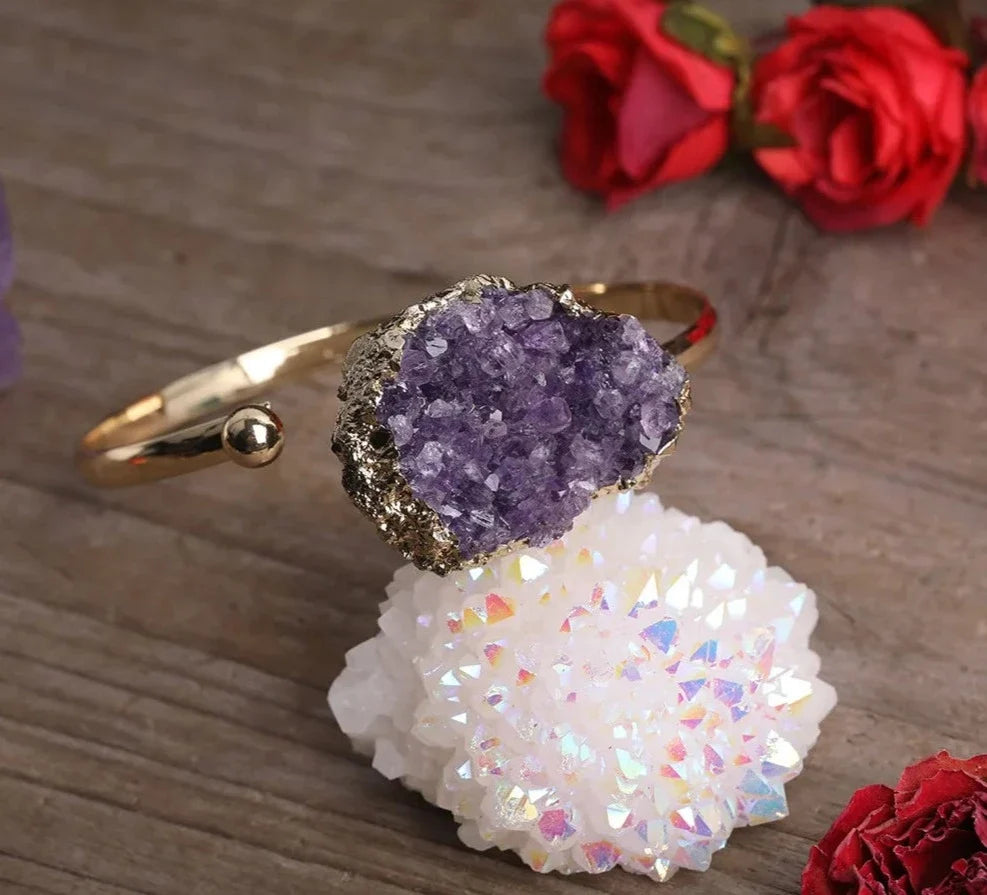 Amethyst Cuff Bracelets