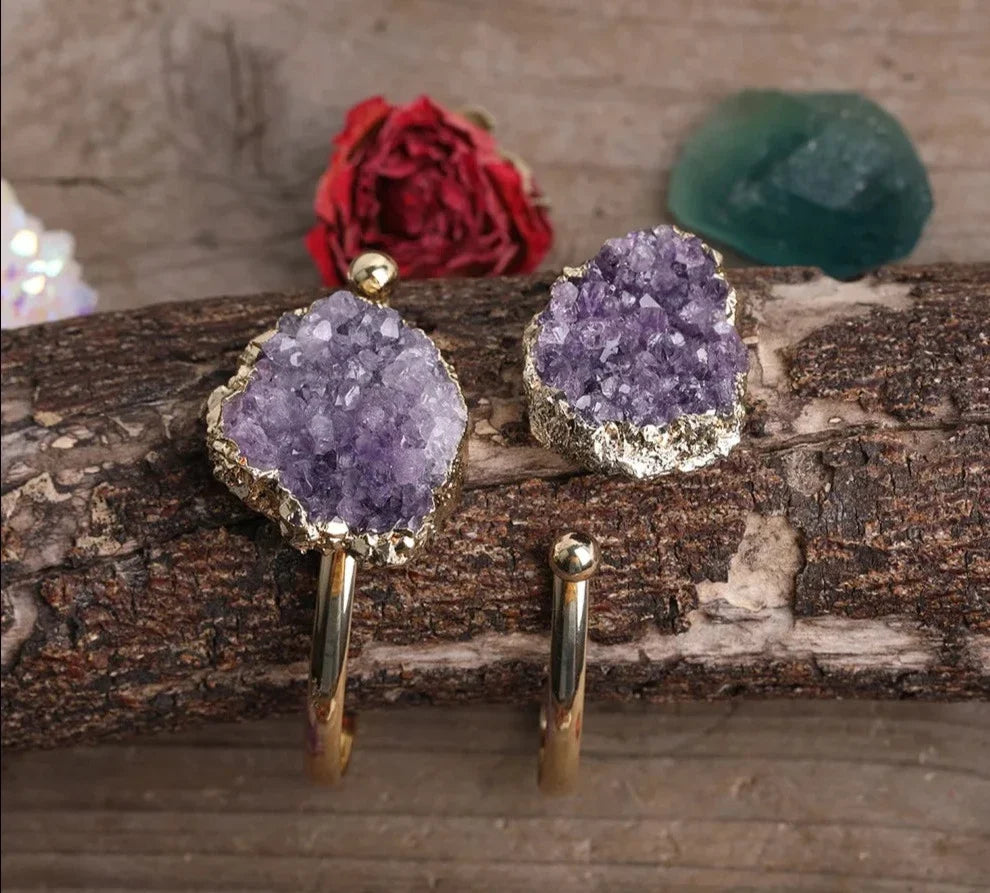 Amethyst Cuff Bracelets