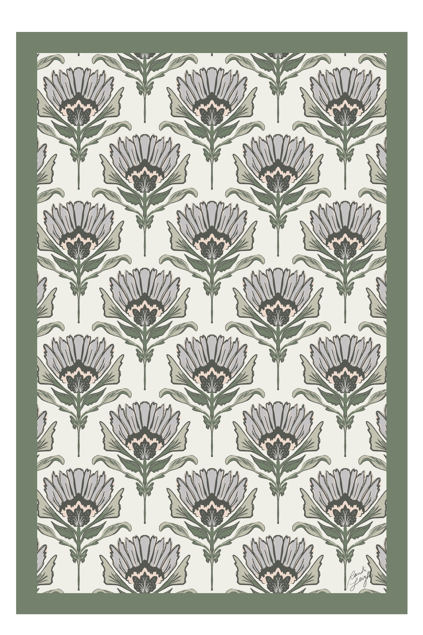 Sage & Bloom Double-Sided Tea Towel
