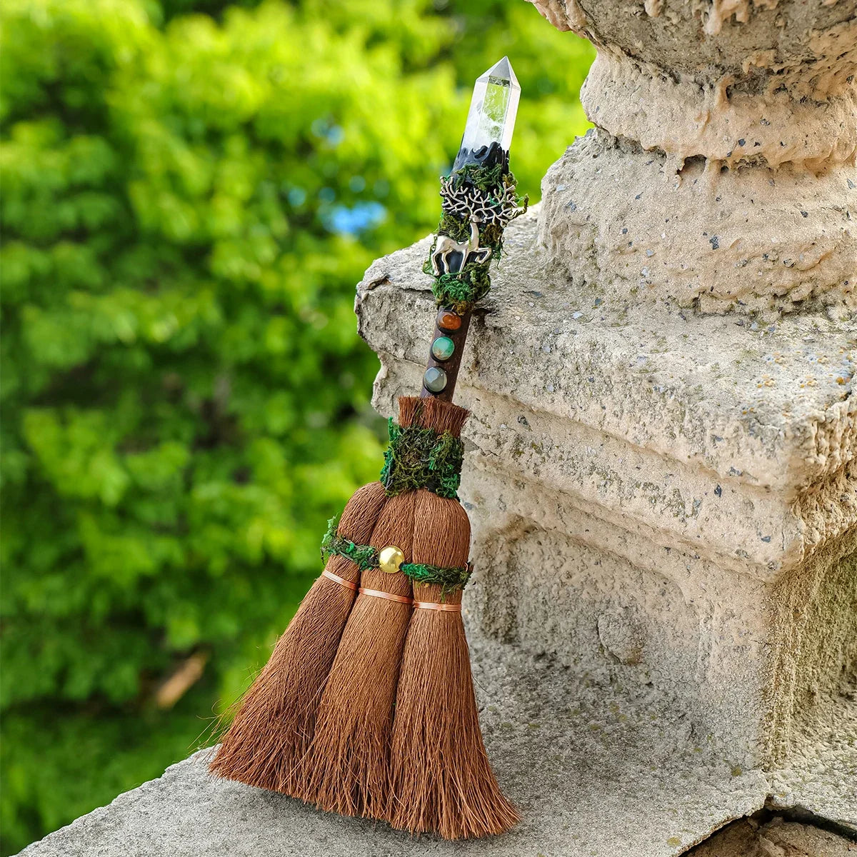 Crystal Charm Broom