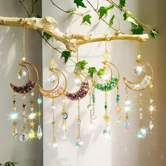 Crystal Moon Suncatchers