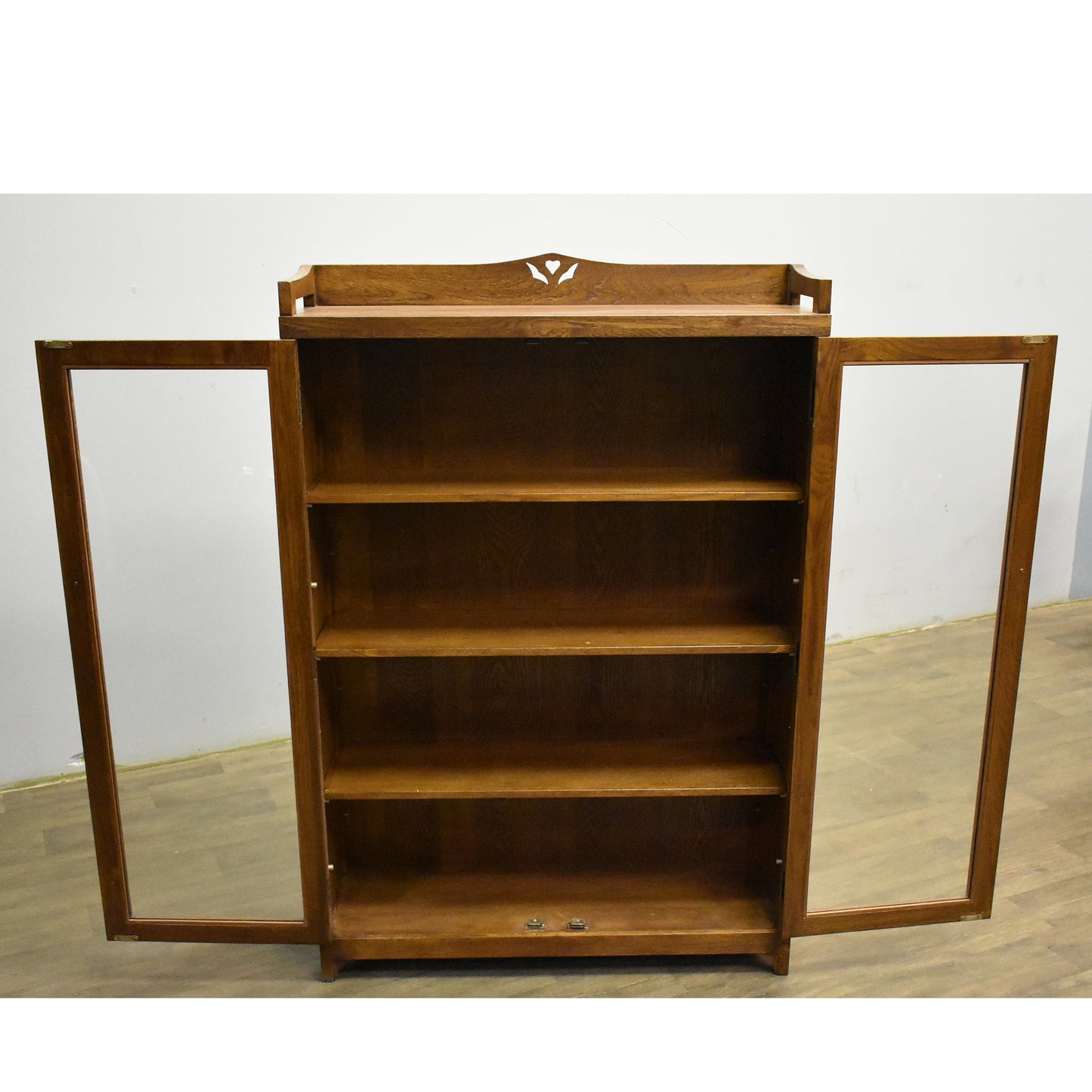 Mission Bookcase / Curio Cabinet - Walnut (W1)