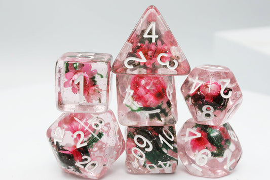 Carnation Love RPG Dice Set