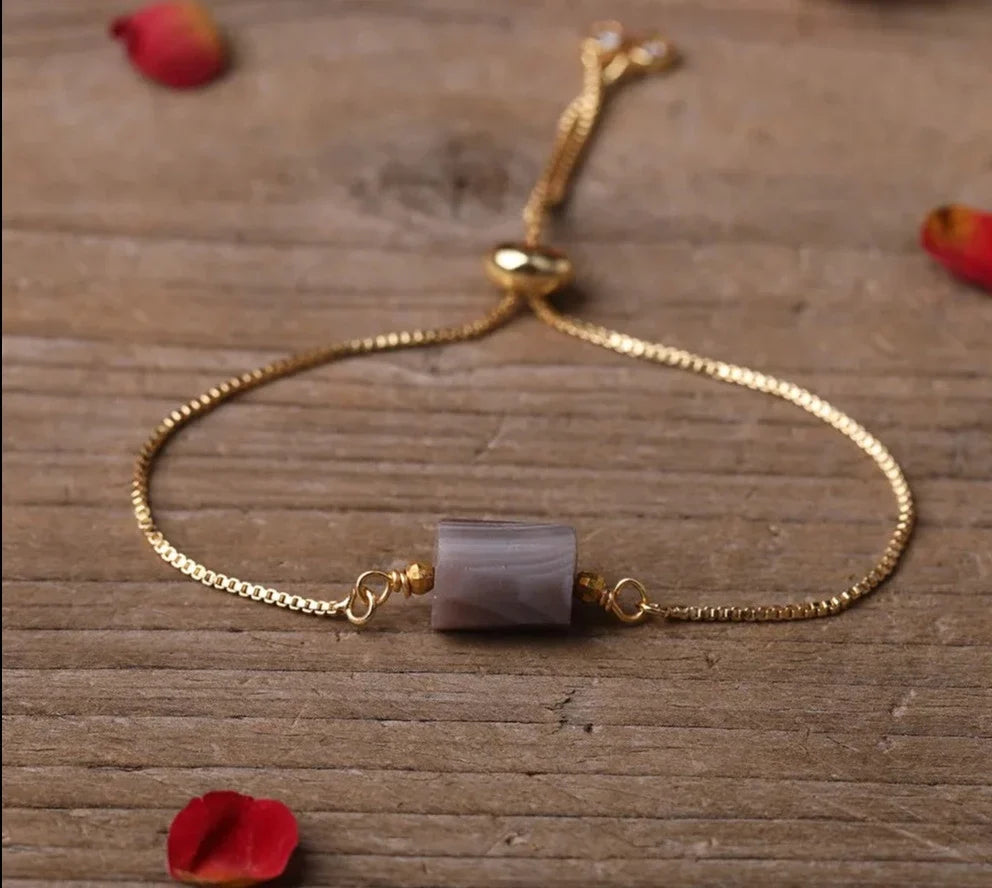Crystal Gold Adjustable Bracelets