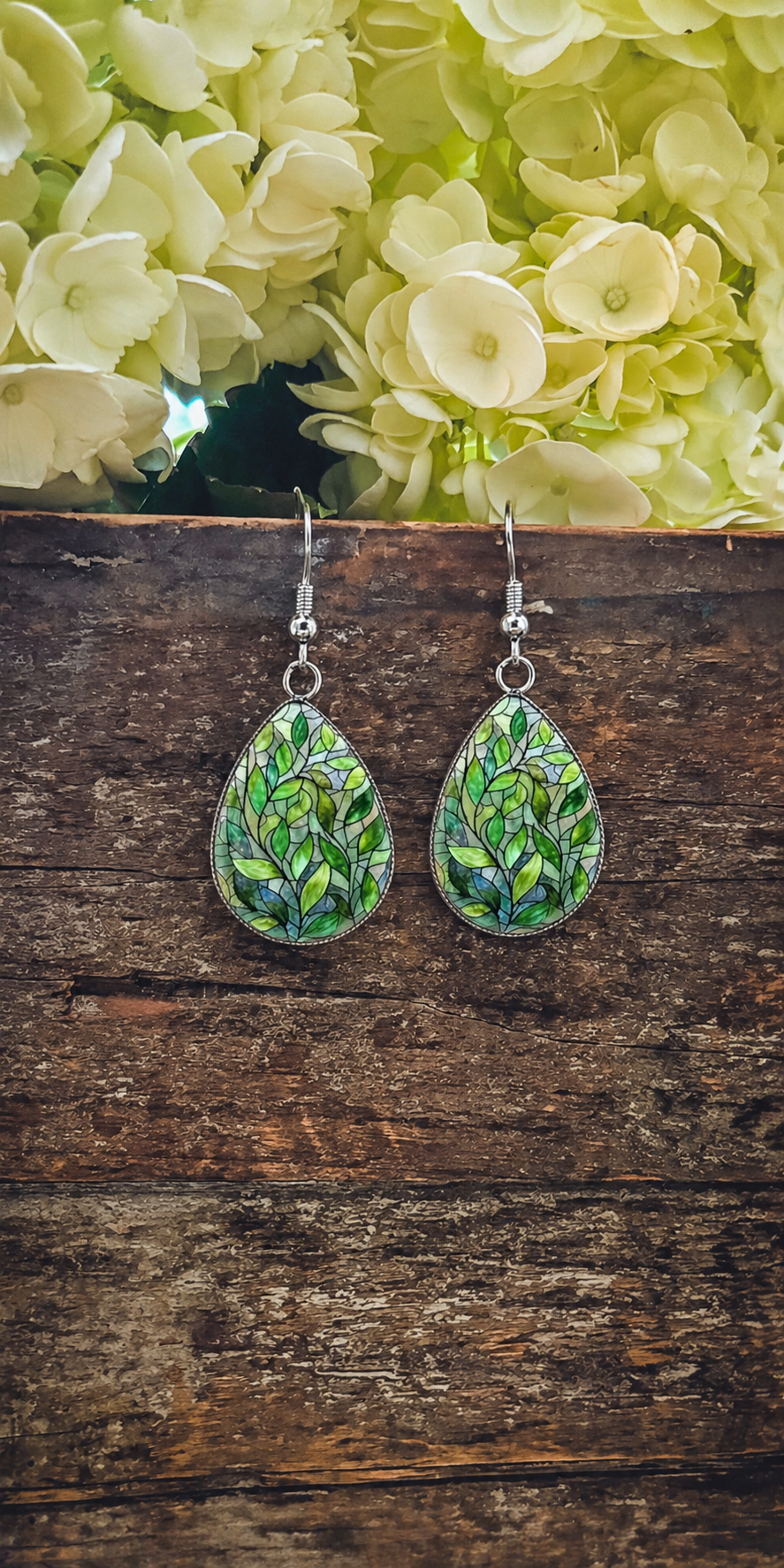 Beautiful Colorful Floral Drop Earrings