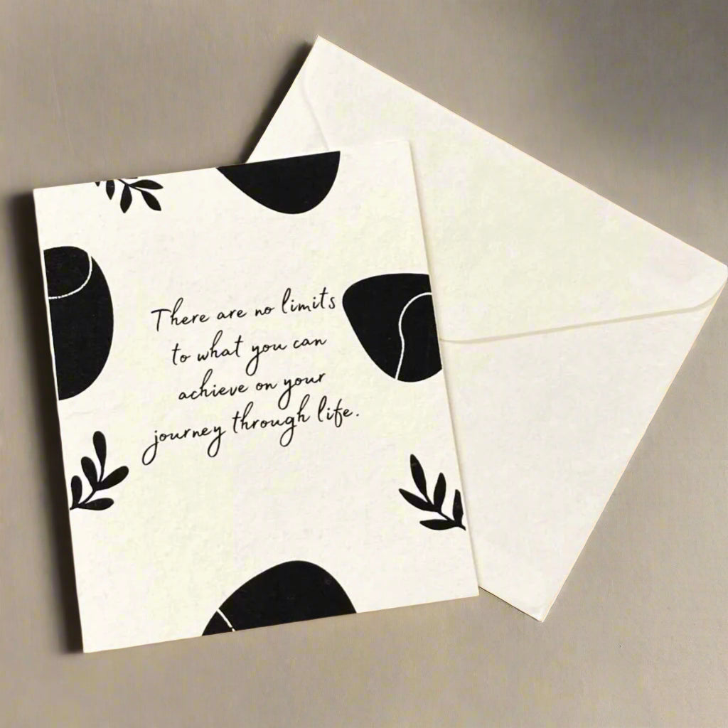 No limit to what you can achieve, Card