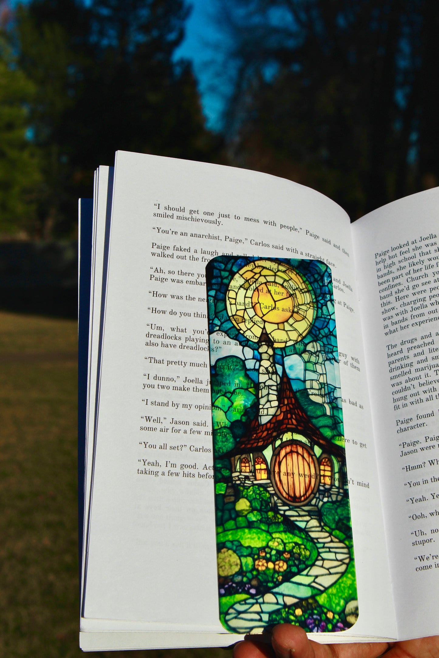 Cozy Home Bookmark - Handcrafted Fantasy Design - Unique Book Marker - Perfect Gift for Book Lovers"
