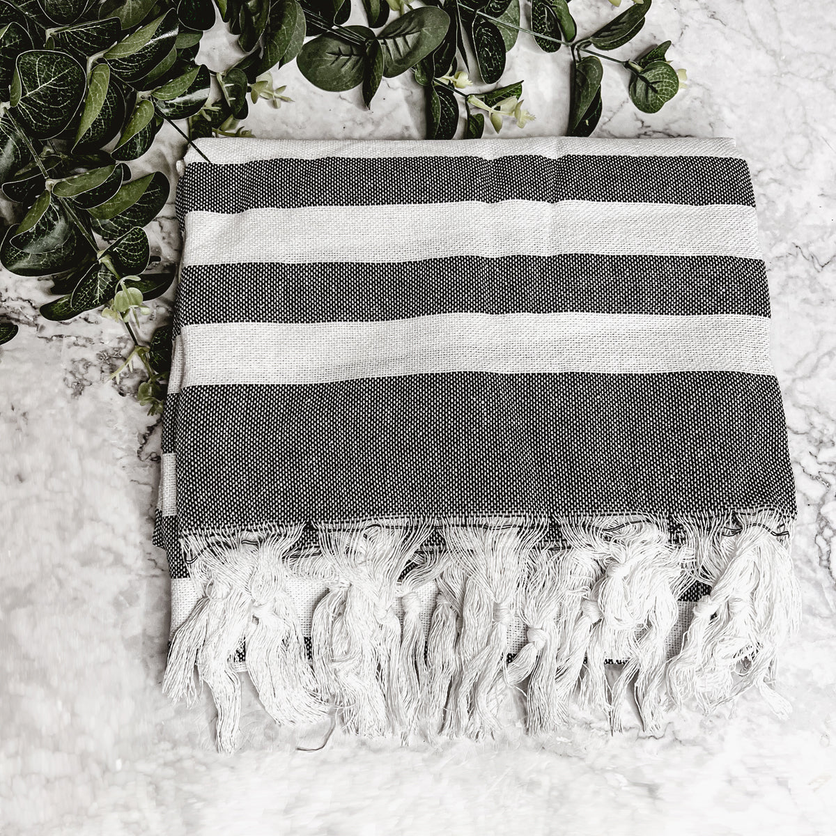 Turkish Cotton Towel 180 GSM Lightweight Peshtemal Beach Towel Striped