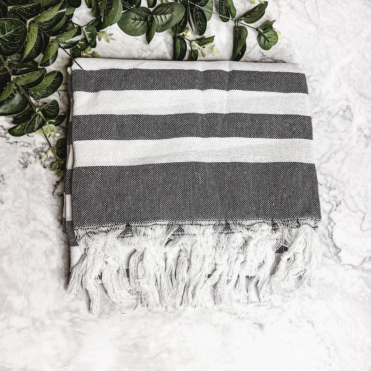 Turkish Cotton Towel 180 GSM Lightweight Peshtemal Beach Towel Striped