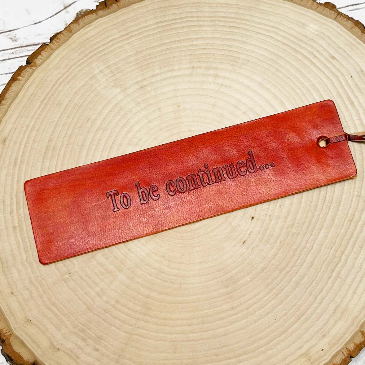 Quote Leather Bookmarks