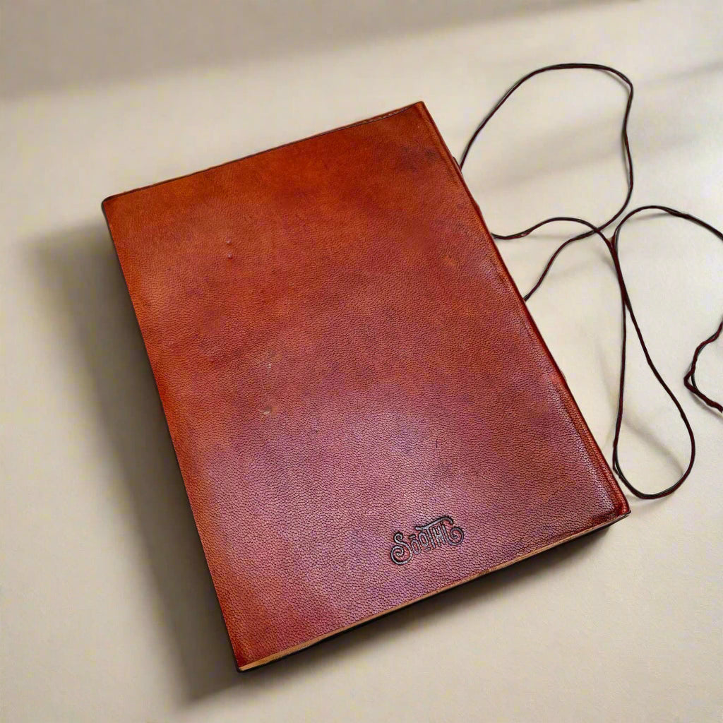 The Future Belongs | Eleanor Roosevelt Quote Leather Journal, 8x6