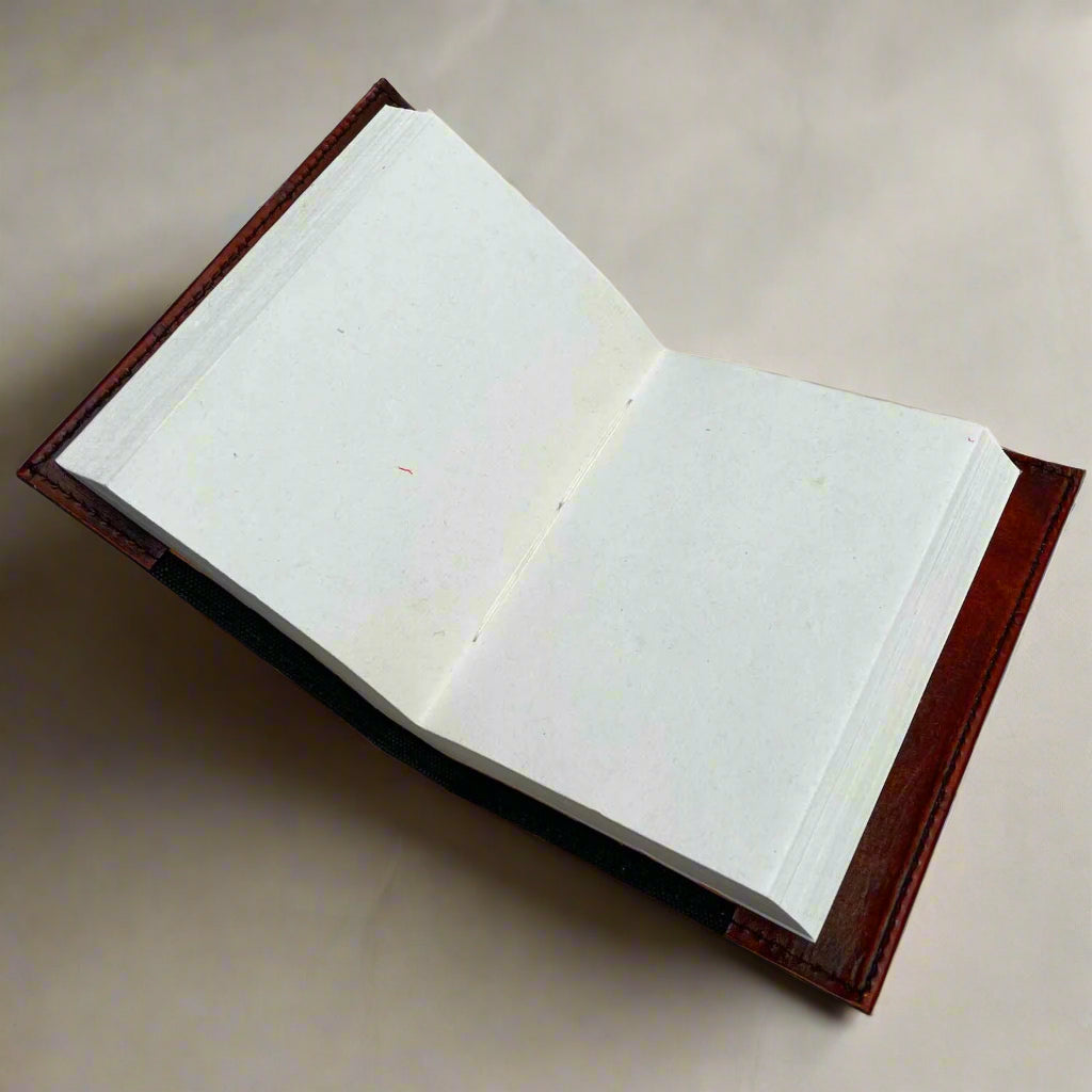 Emily Dickinson Refillable Leather Journal - "Forever Is Composed Of Now"