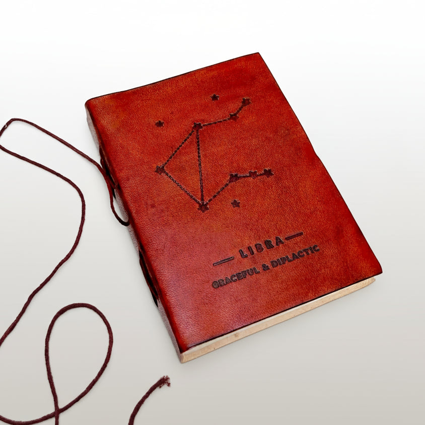 Astrology Zodiac Handmade Leather Journal