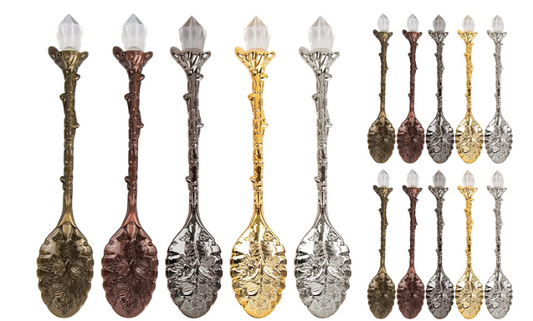 Vintage Crystal Spoons