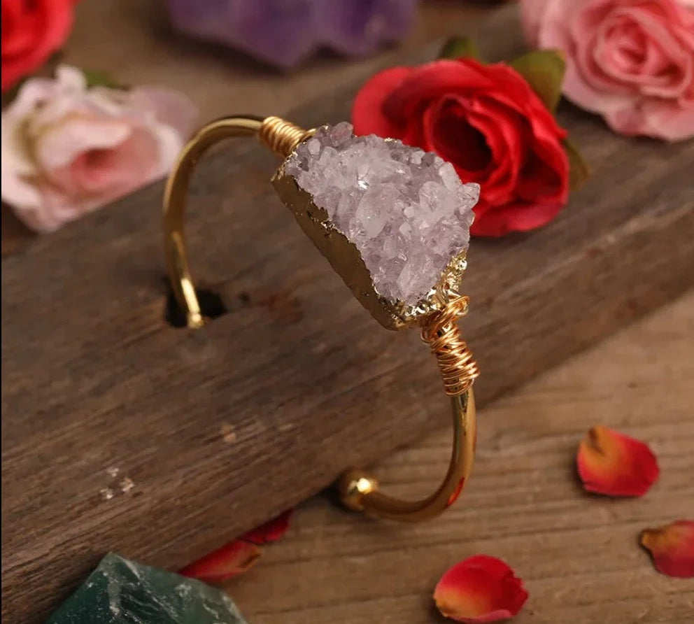 Amethyst Cuff Bracelets