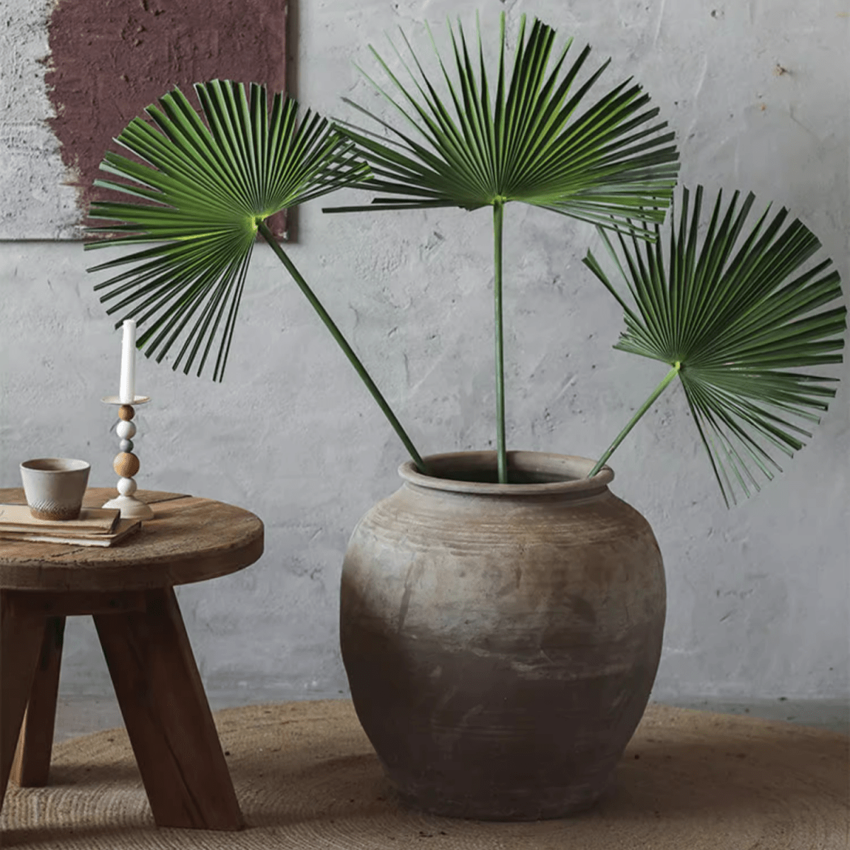 Round Earthenware Pot