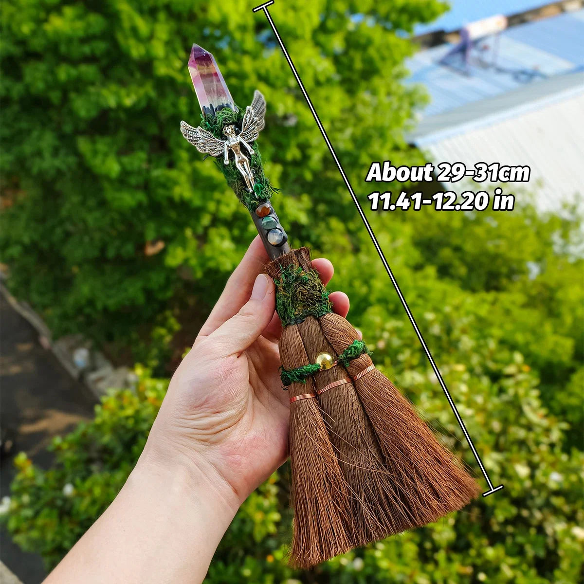 Crystal Charm Broom