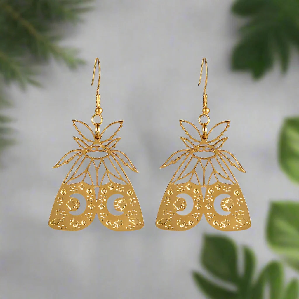 Assorted Moth & Butterfly Dangle Earrings