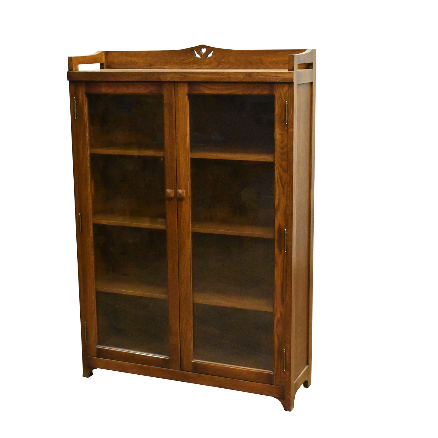 Mission Bookcase / Curio Cabinet - Walnut (W1)