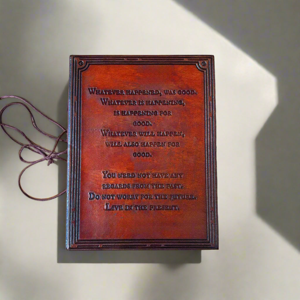 Whatever Happened Was Good Leather Journal