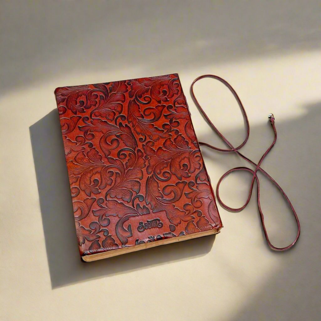 Emily Brontë "Wuthering Heights" Leather Journal - Timeless Romance & Souls Unite