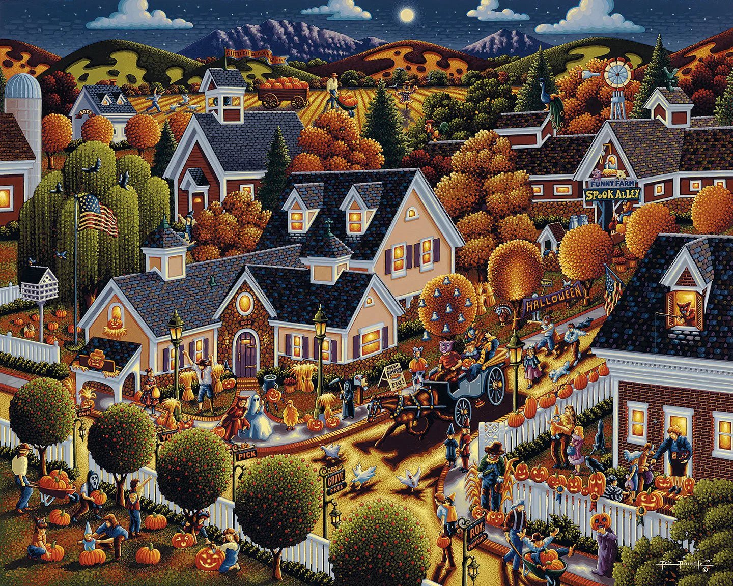 All Hallows Eve 500 Piece Jigsaw Puzzle | Dowdle Puzzles