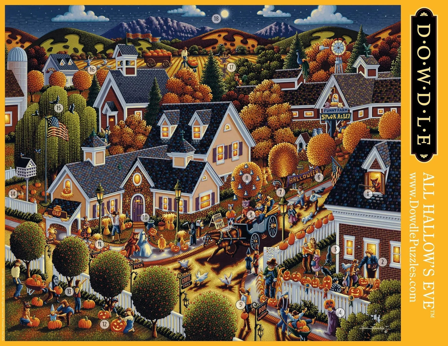 All Hallows Eve 500 Piece Jigsaw Puzzle | Dowdle Puzzles