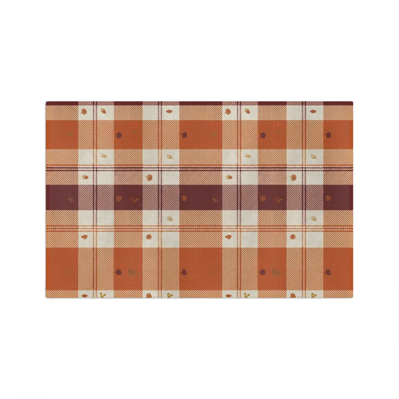 DipaliZ Microfiber Tea Towel Autumn Plaid Quick-dry Performance
