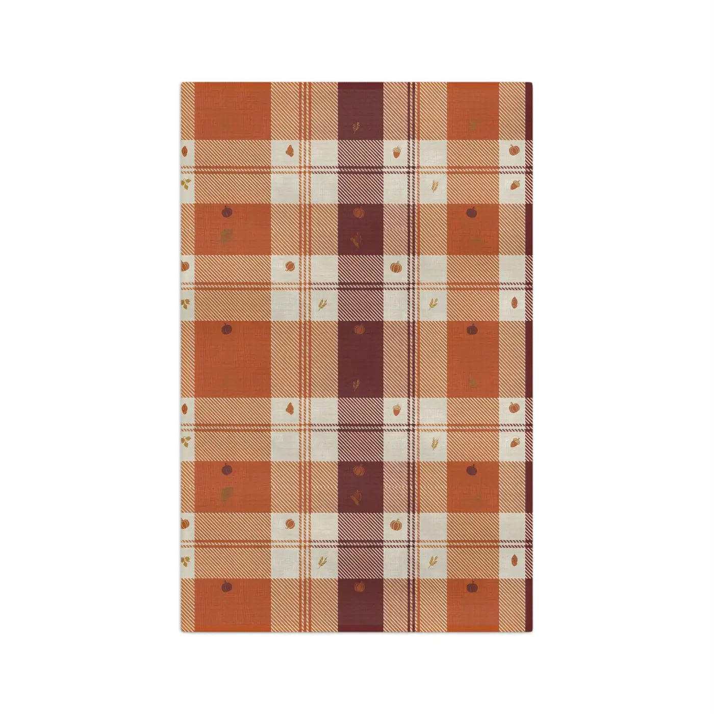 DipaliZ Microfiber Tea Towel Autumn Plaid Quick-dry Performance