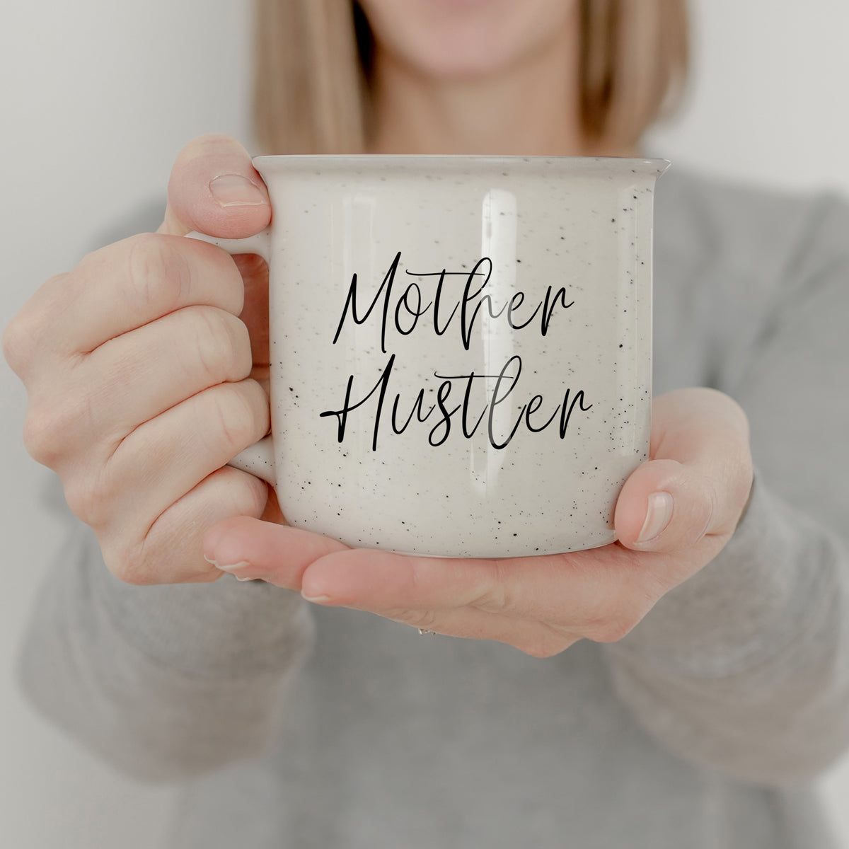 Mother Hustler 14.5oz Ceramic Coffee Mug - Funny Mom Hustle Gift For Moms