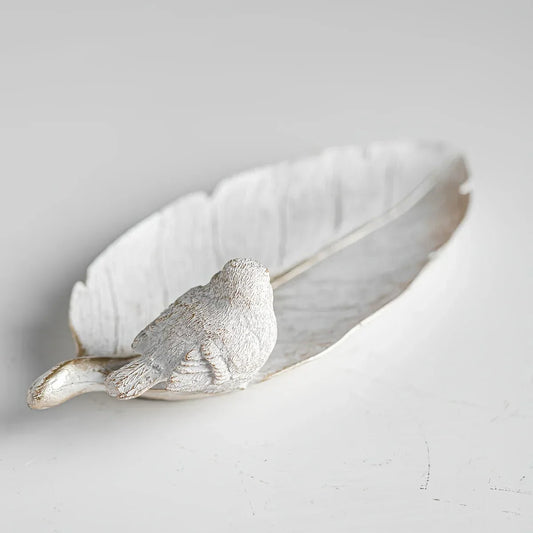 Bird Feather Storage Box Home Decoration, non- contact