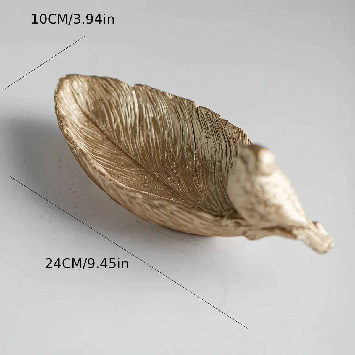 Bird Feather Storage Box Home Decoration, non- contact