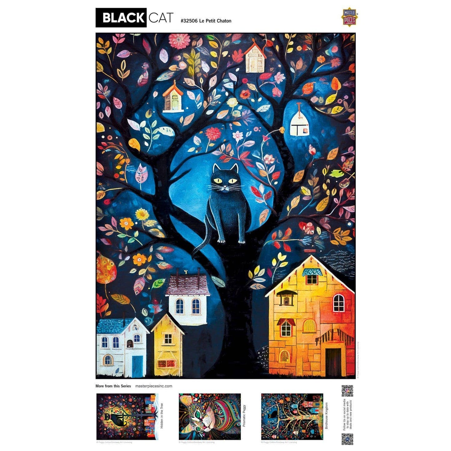 Black Cats - Le Petit Chaton 300 Piece EZ Grip Jigsaw Puzzle by Masterpieces Puzzles